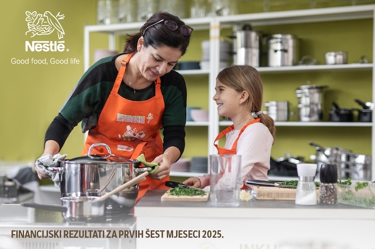 Vrgorac - grad-vrgorac.net - GIA - gospodarska info agencija - Nestlé ostvario organski rast od 2,9 % u prvih šest mjeseci 2025. godine