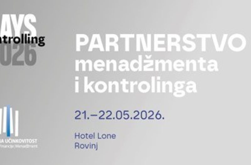 Vrgorac - grad-vrgorac.net - CONTROLLING DAYS 2026 Partnerstvo menadžmenta i kontrolinga 21.-22.05.2026., Hotel Lone Rovinj