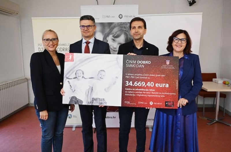 Vrgorac - grad-vrgorac.net - PBZ grupa donirala gotovo 35.000 eura Centru za rehabilitaciju Silver