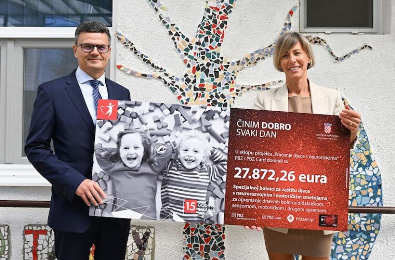 Vrgorac - grad-vrgorac.net - PBZ Grupa donirala gotovo 30.000 eura za opremanje triju dnevnih bolnica Specijalne bolnice za zaštitu djece s neurorazvojnim i motoričkim smetnjama